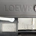 Loewe Belt Bag Convertible Shoulder Crossbody Leather Dark Gray Silver — view 5