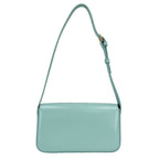 Celine Shoulder Bag Triomphe Claude Leather Light Blue Gold — view 2