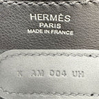 Hermes Handbag in the Loop 18 Chaine Picot Leather Black Silver — view 5