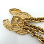 Chanel Belt Quilted Chain CC Logo Vintage Gold Plated — view 4