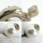 Chanel Necklace CC Logo Rhinestone Faux Pearl Gold — view 7