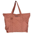 Gucci Tote Eco GG Pattern Shoulder Bag Nylon Pink Silver