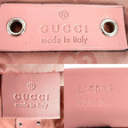 Gucci Tote Eco GG Pattern Shoulder Bag Nylon Pink Silver — view 5