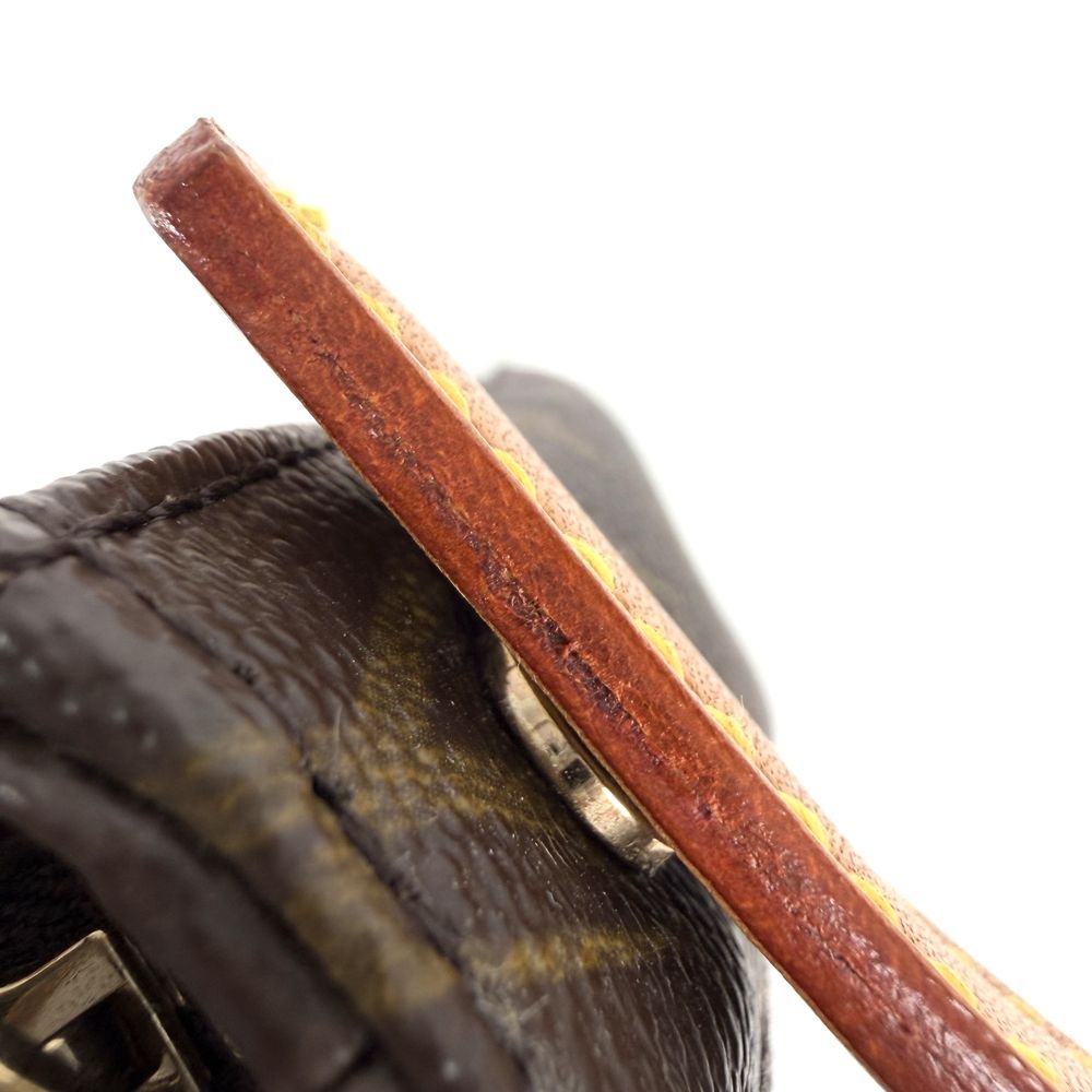 Louis Vuitton Shoulder Bag Looping MM One Handle Monogram Canvas Brown Gold — view 8
