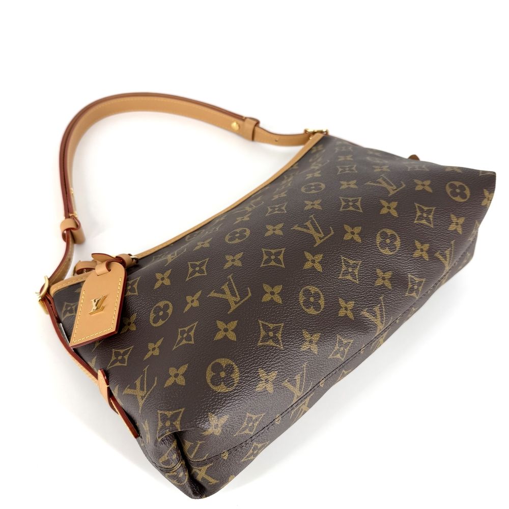 Louis Vuitton Shoulder Bag Carryall East West Crossbody Monogram Canvas Brown — view 3
