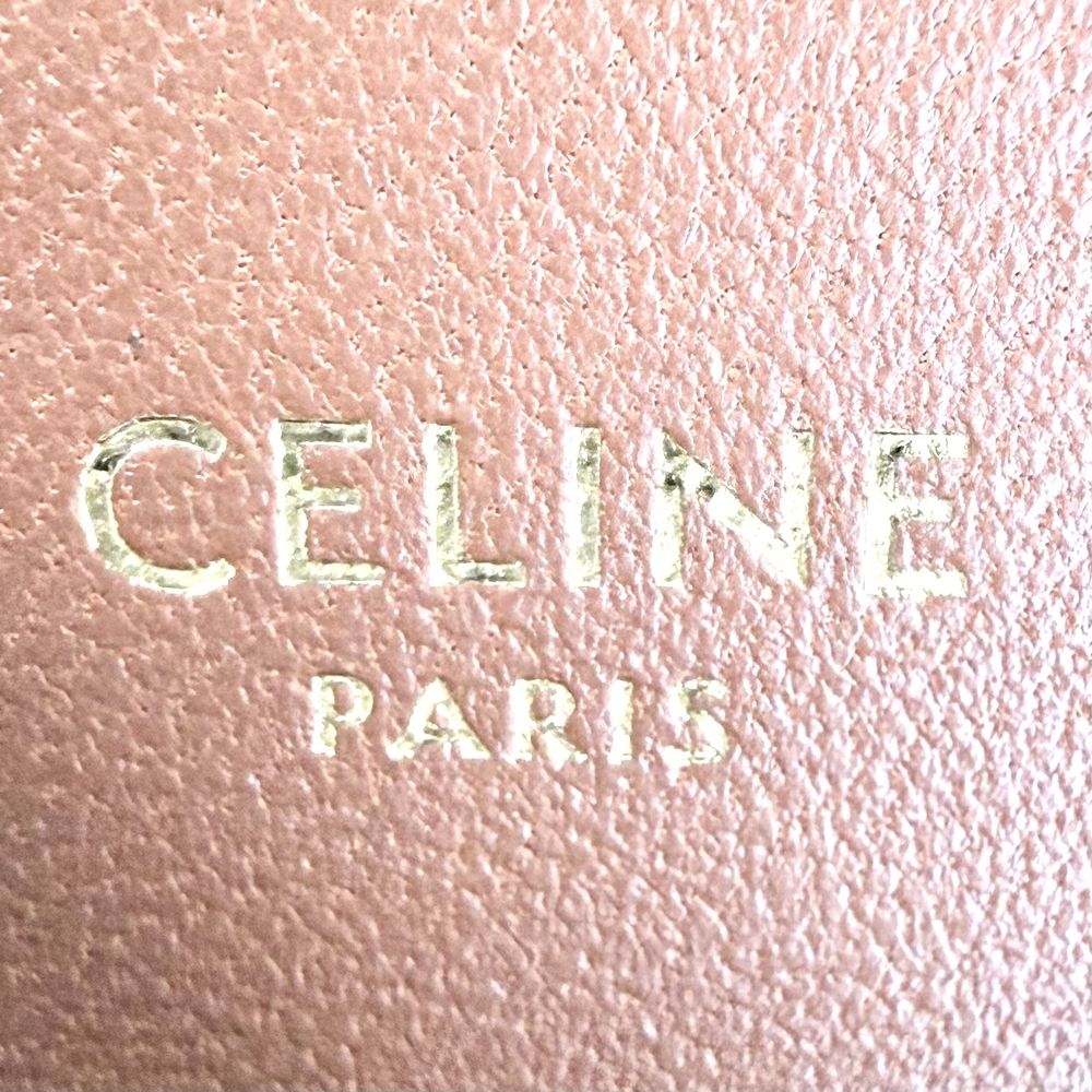 Celine Shoulder Bag Teen Triomphe Crossbody White Brown Gold — view 5