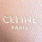 Celine Shoulder Bag Teen Triomphe Crossbody White Brown Gold — view 5