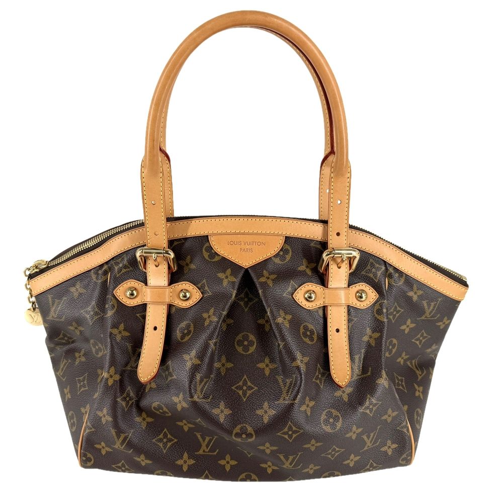 Louis Vuitton Monogram Tivoli GM Shoulder Bag Canvas Brown Gold