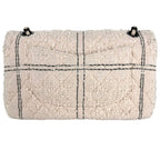 Chanel Shoulder Bag Quilted 25 CC Logo Crossbody Tweed Leather Pink Beige Black — view 2