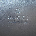 Gucci Shoulder Bag Interlocking G Heart Quilted Crossbody Leather Black Gold — view 5