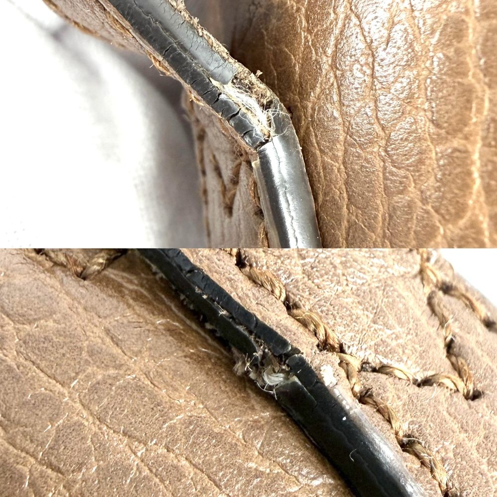 Gucci Shoulder Bag Crossbody GG Canvas Leather Beige Brown Gold — view 8
