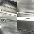 Chanel Chain Wallet Quilted Boy CC Logo Shoulder Bag Crossbody Boy Caviar — view 7