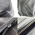 Chanel Shoulder Bag Fringe Quilted Chain CC Logo Crossbody Lambskin Black Gold — view 7