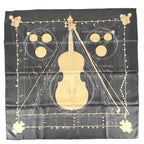 Hermes Scarf Carre 90 Music Played by Spheres Items la Musique Des Silk Dark — view 2
