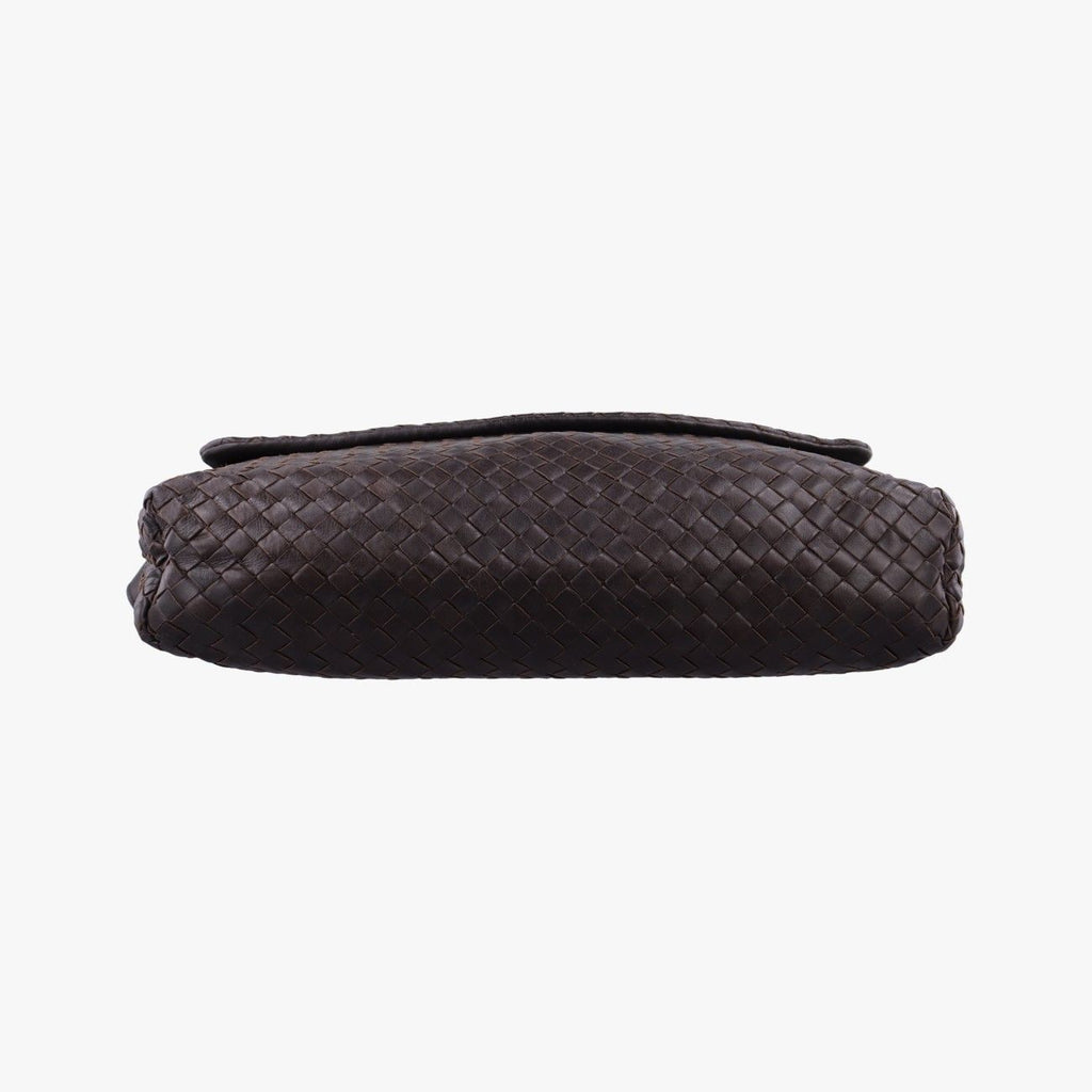 Bottega Veneta Intrecciato Brown Lambskin — view 3