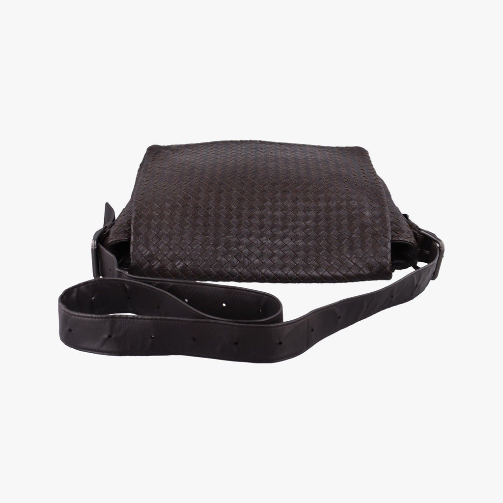 Bottega Veneta Intrecciato Brown Lambskin — view 8