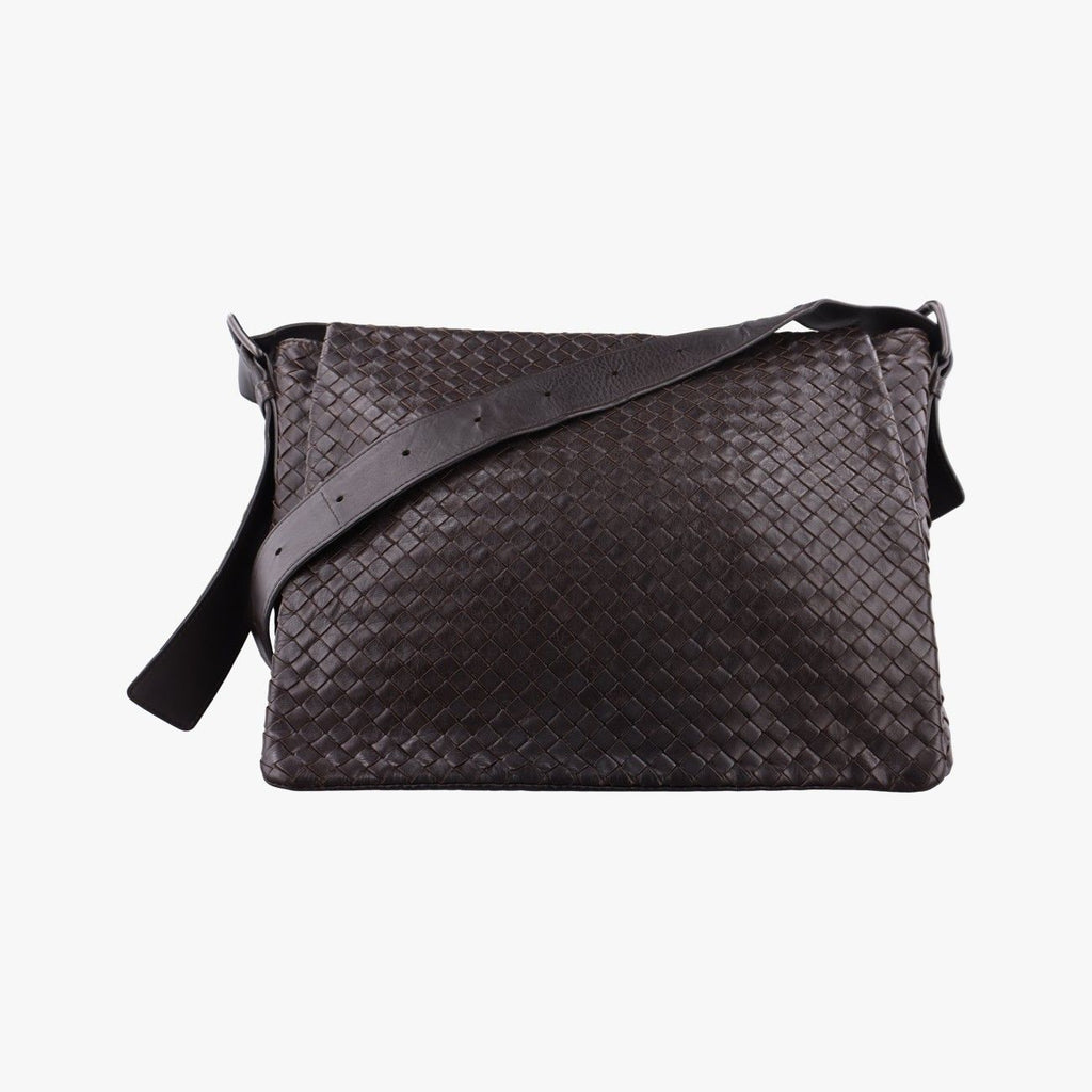 Bottega Veneta Intrecciato Brown Lambskin
