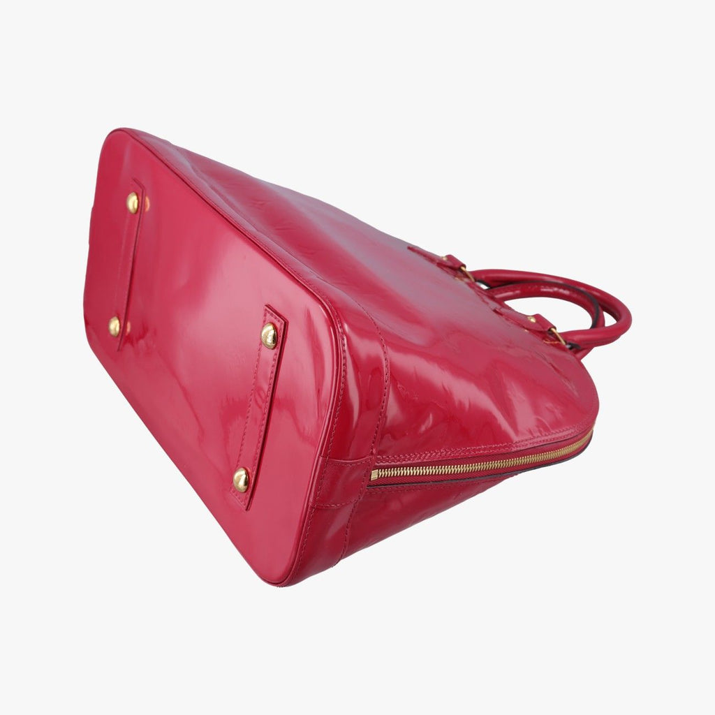 Louis Vuitton Alma GM Pomme D'amour Vernis Handbag — view 4