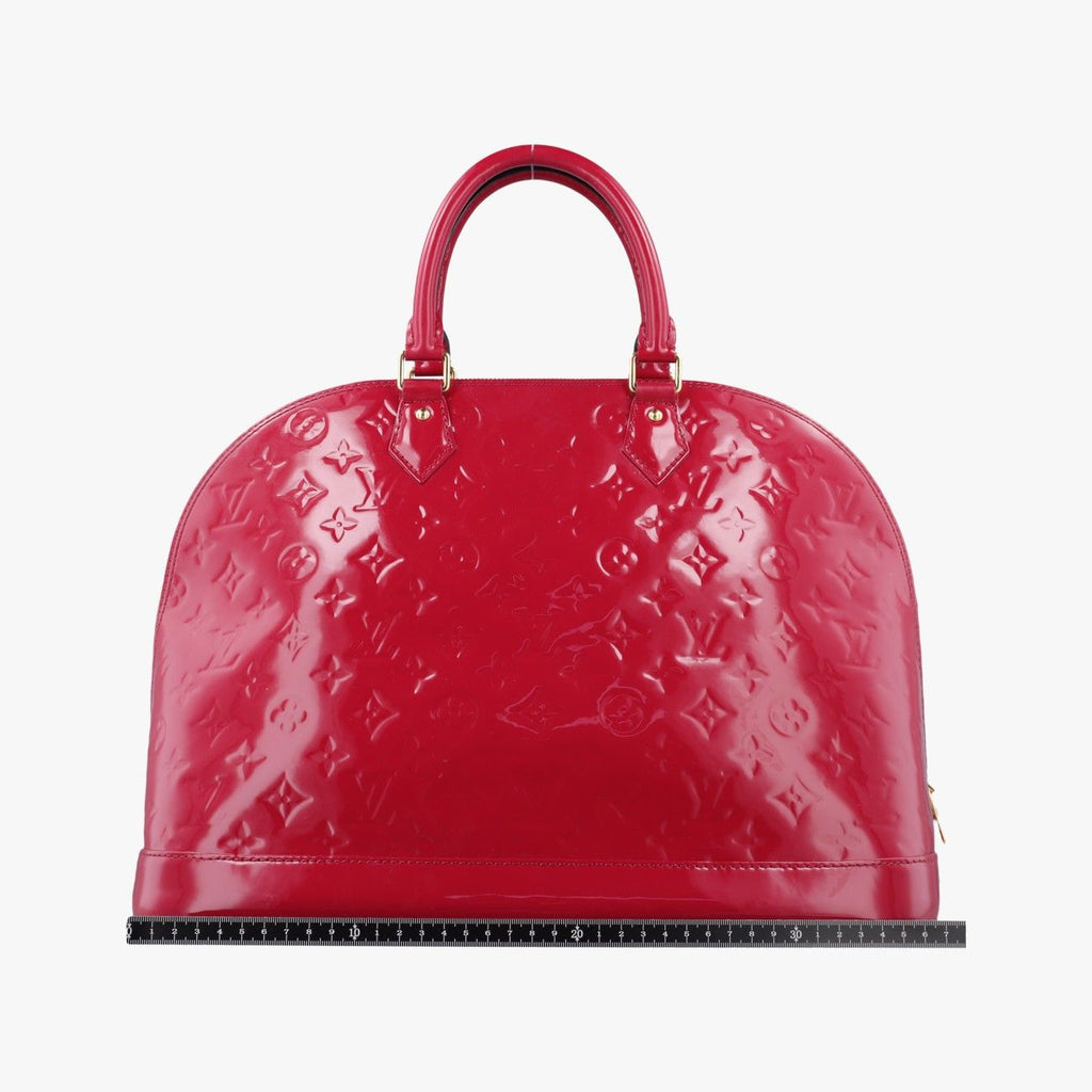 Louis Vuitton Alma GM Pomme D'amour Vernis Handbag — view 2
