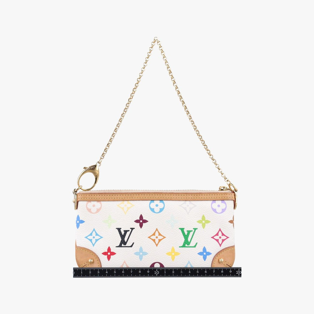 Louis Vuitton Pochette Mirror MM Blanc Monogram Multicolor — view 2