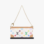 Louis Vuitton Pochette Mirror MM Blanc Monogram Multicolor — view 2