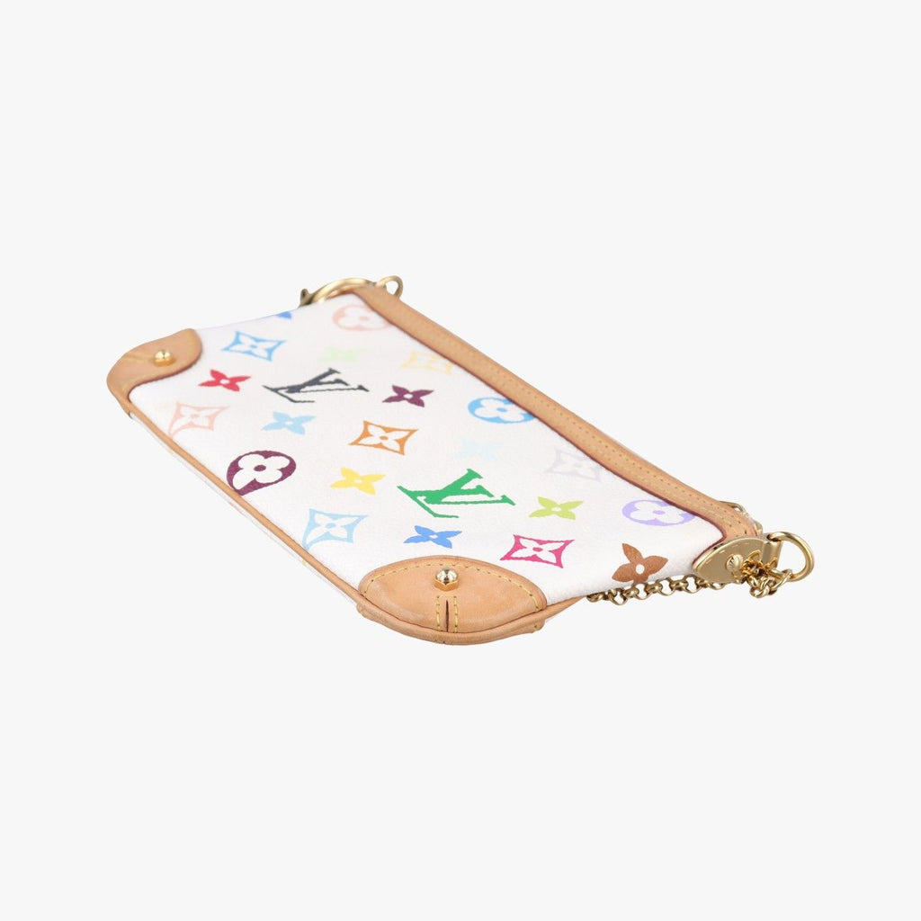 Louis Vuitton Pochette Mirror MM Blanc Monogram Multicolor — view 6