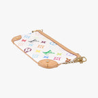 Louis Vuitton Pochette Mirror MM Blanc Monogram Multicolor — view 6