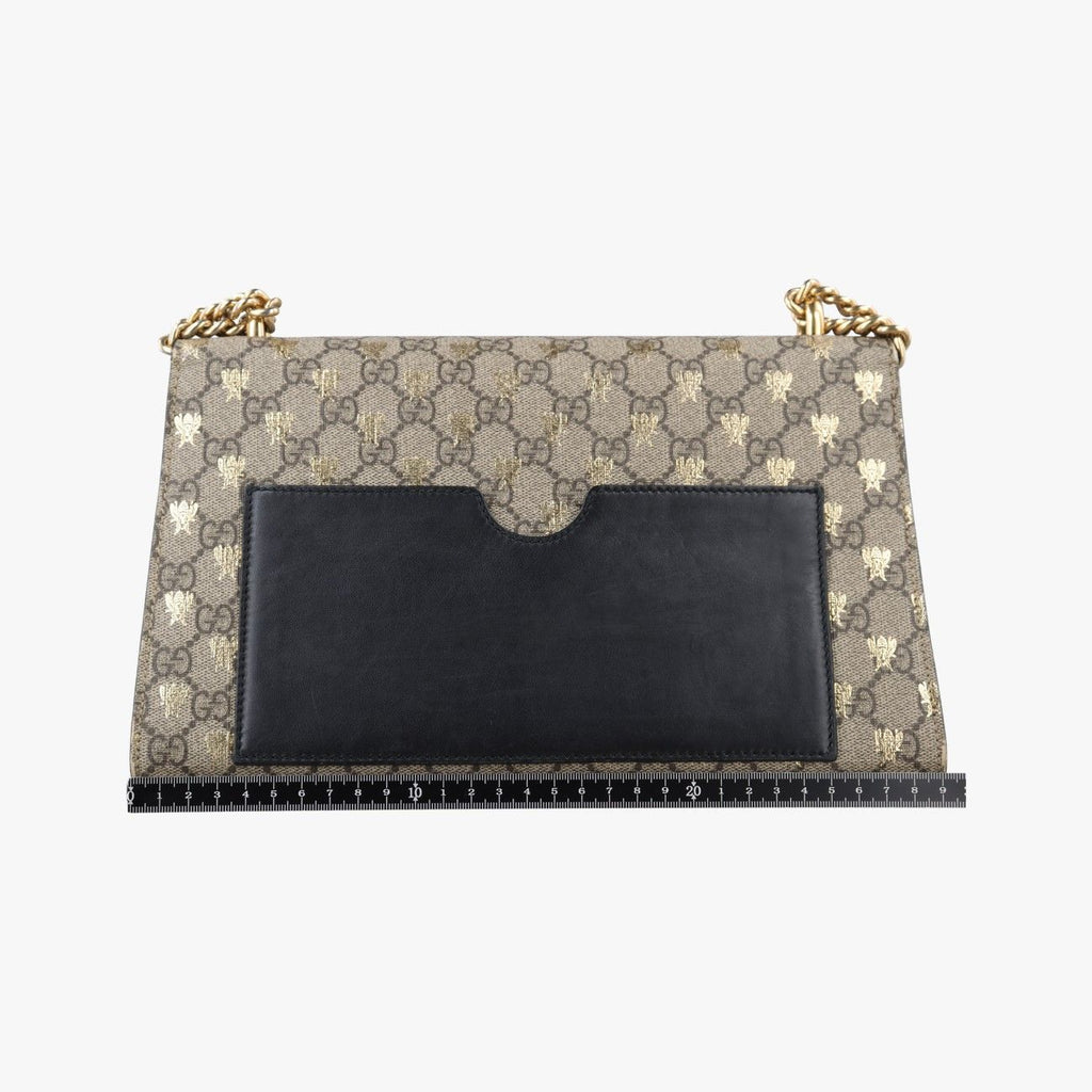 Gucci Padlock Beige Black Leather — view 2