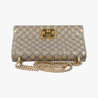 Gucci Padlock Beige Black Leather — view 8