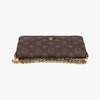 Louis Vuitton Pochette Felicie Monogram Brown Canvas — view 8