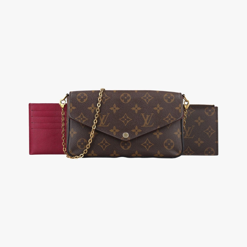 Louis Vuitton Pochette Felicie Monogram Brown Canvas