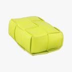 Bottega Veneta Cassette Green Lambskin Shoulder Bag — view 6