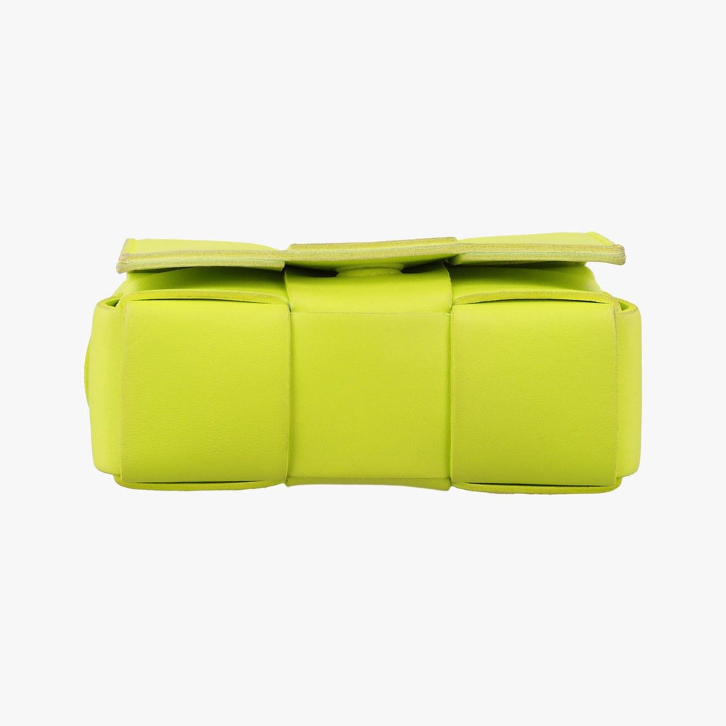 Bottega Veneta Cassette Green Lambskin Shoulder Bag — view 3