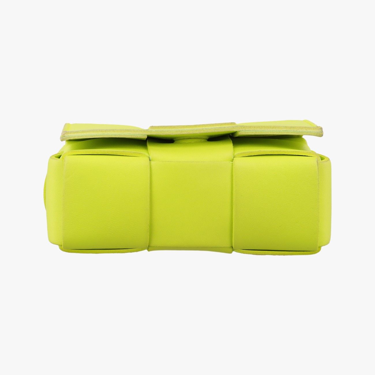 Bottega Veneta Cassette Green Lambskin Shoulder Bag — view 3