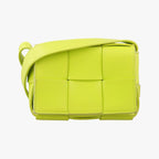 Bottega Veneta Cassette Green Lambskin Shoulder Bag