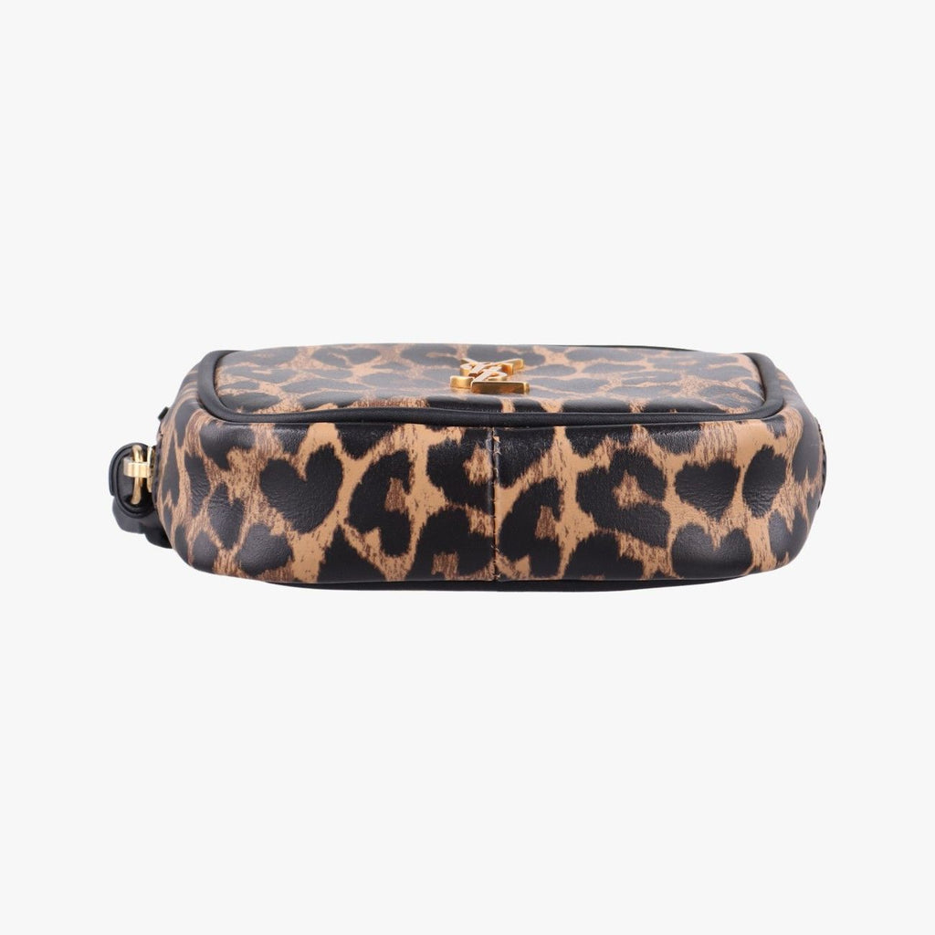 Saint Laurent Baby Lou Leopard Black Brown Leather — view 3
