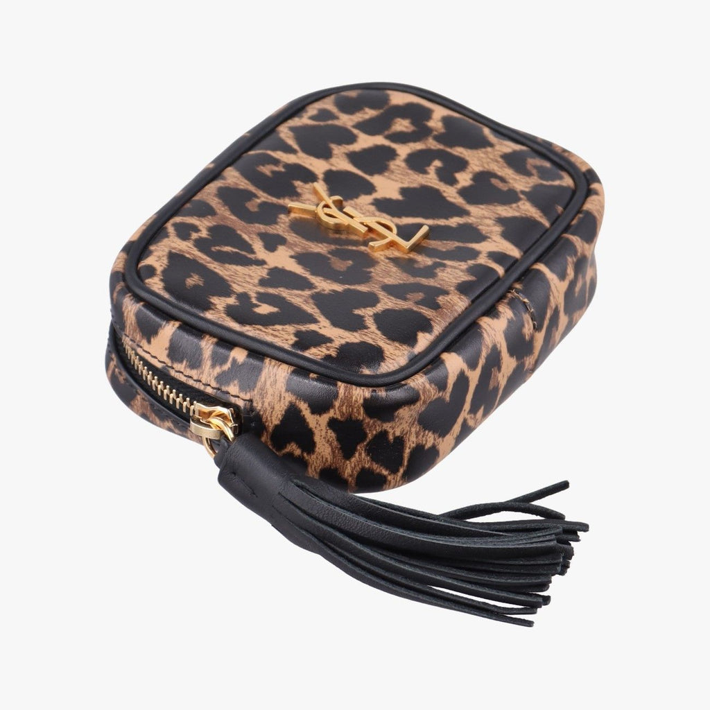 Saint Laurent Baby Lou Leopard Black Brown Leather — view 5