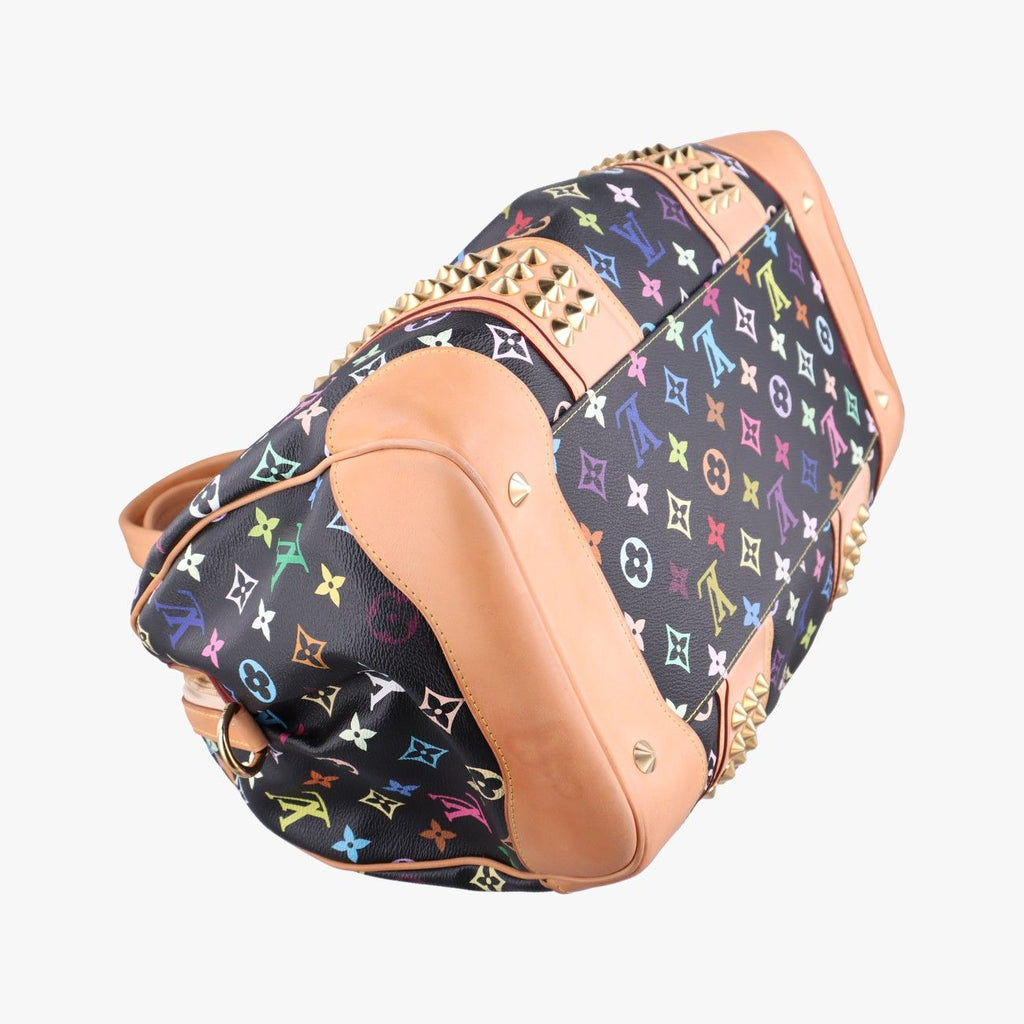 Louis Vuitton Courtney MM Noir Monogram Multicolor — view 7