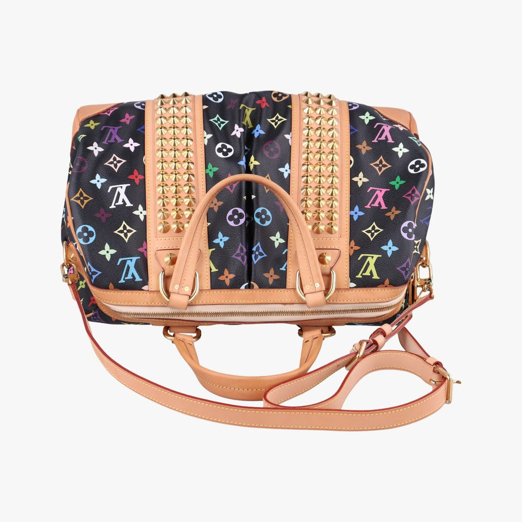 Louis Vuitton Courtney MM Noir Monogram Multicolor — view 8