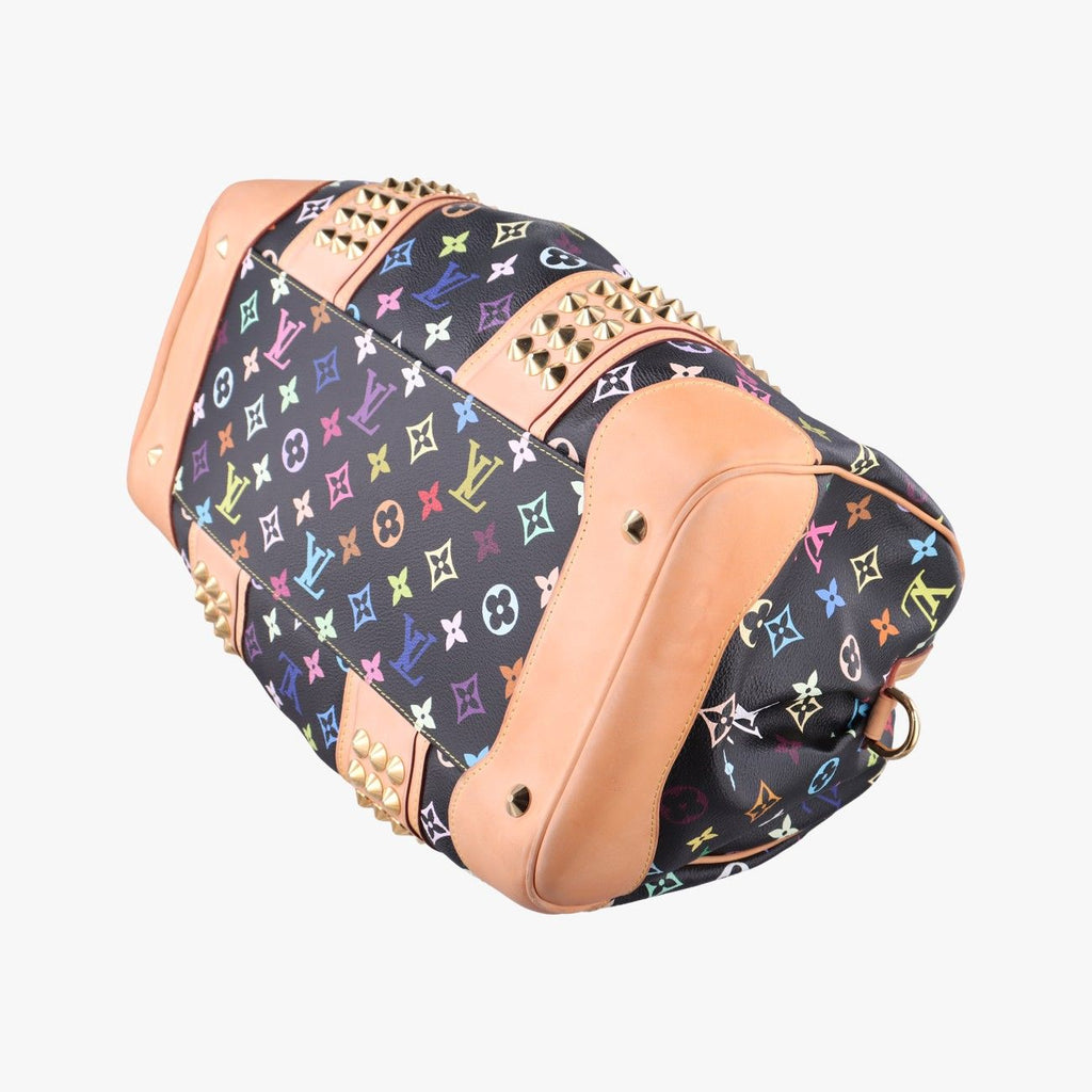 Louis Vuitton Courtney MM Noir Monogram Multicolor — view 4
