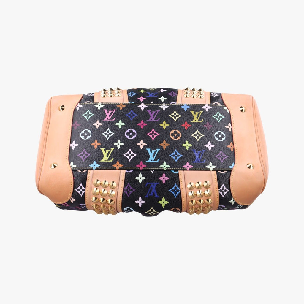 Louis Vuitton Courtney MM Noir Monogram Multicolor — view 3