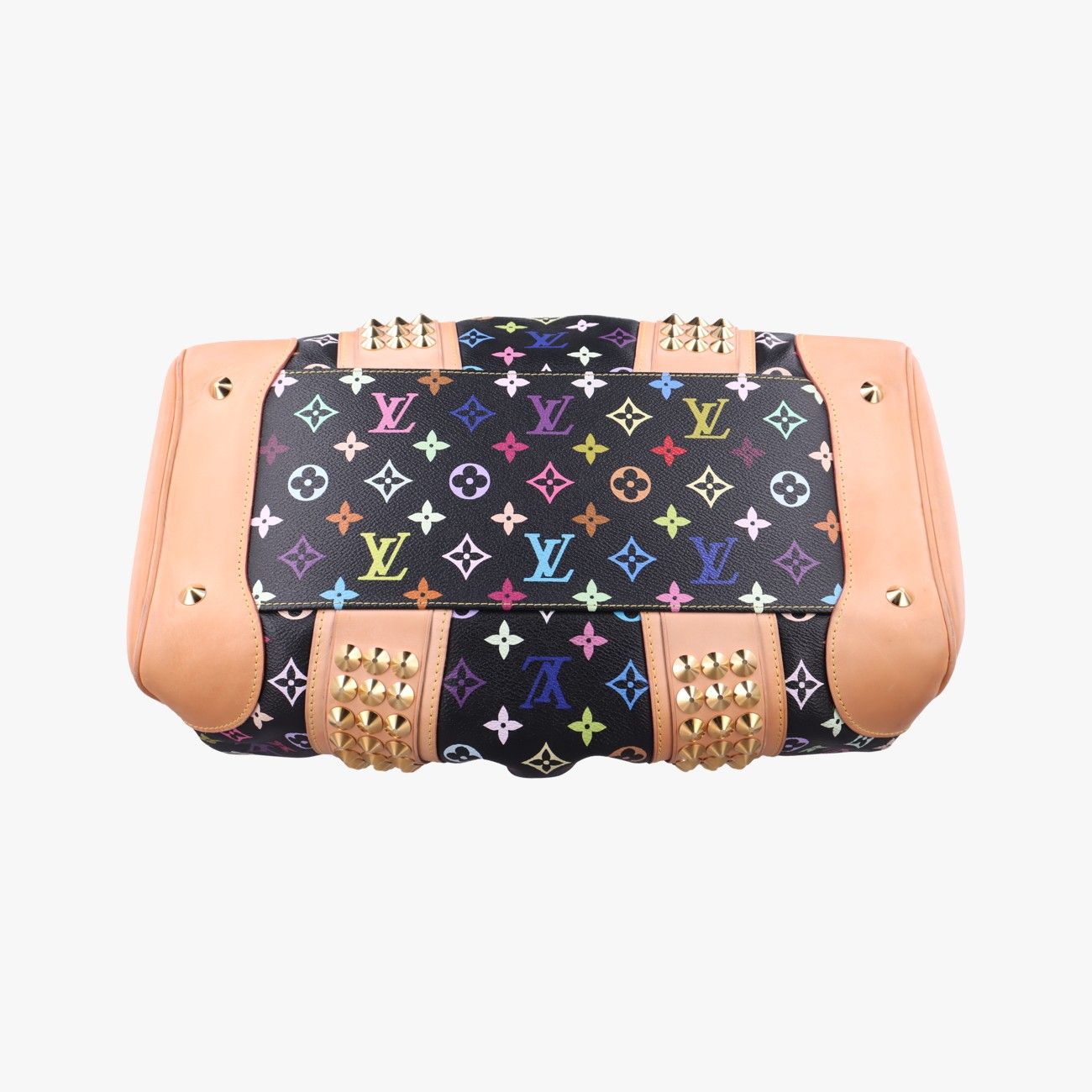 Louis Vuitton Courtney MM Noir Monogram Multicolor — view 3