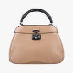 Gucci Bamboo Beige Leather