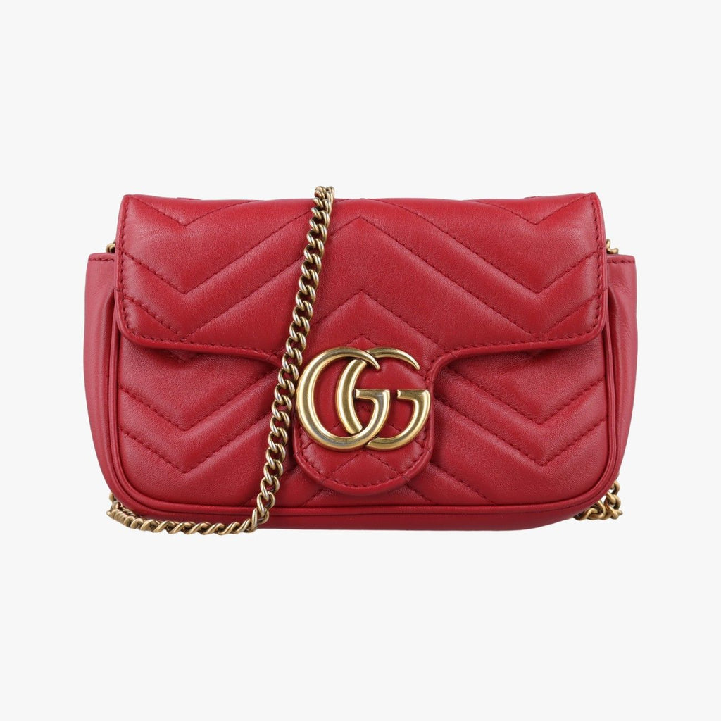 Gucci GG Marmont Red Leather