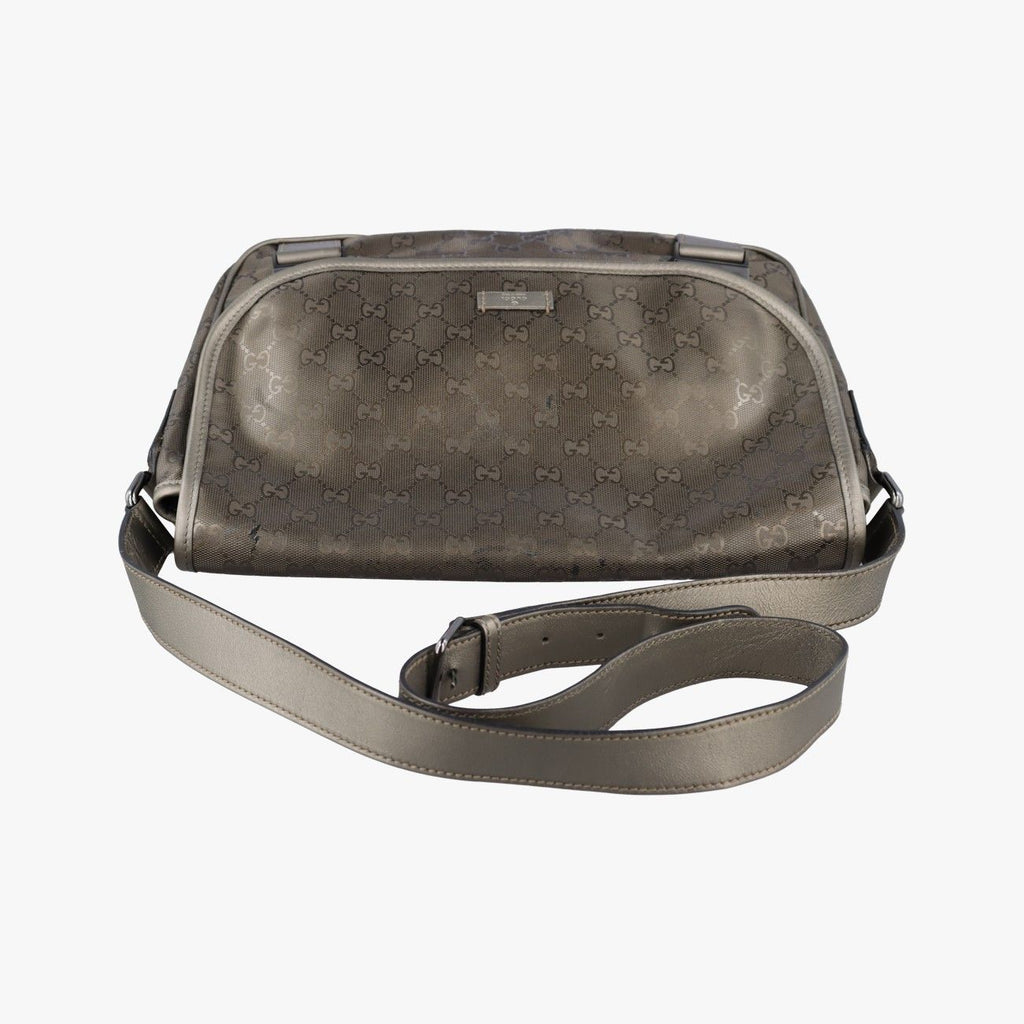 Gucci GG Plus Messenger Gold Leather — view 8