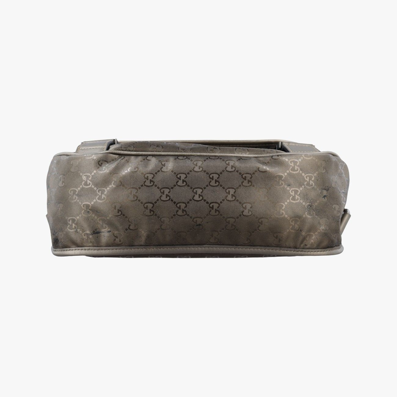 Gucci GG Plus Messenger Gold Leather — view 3
