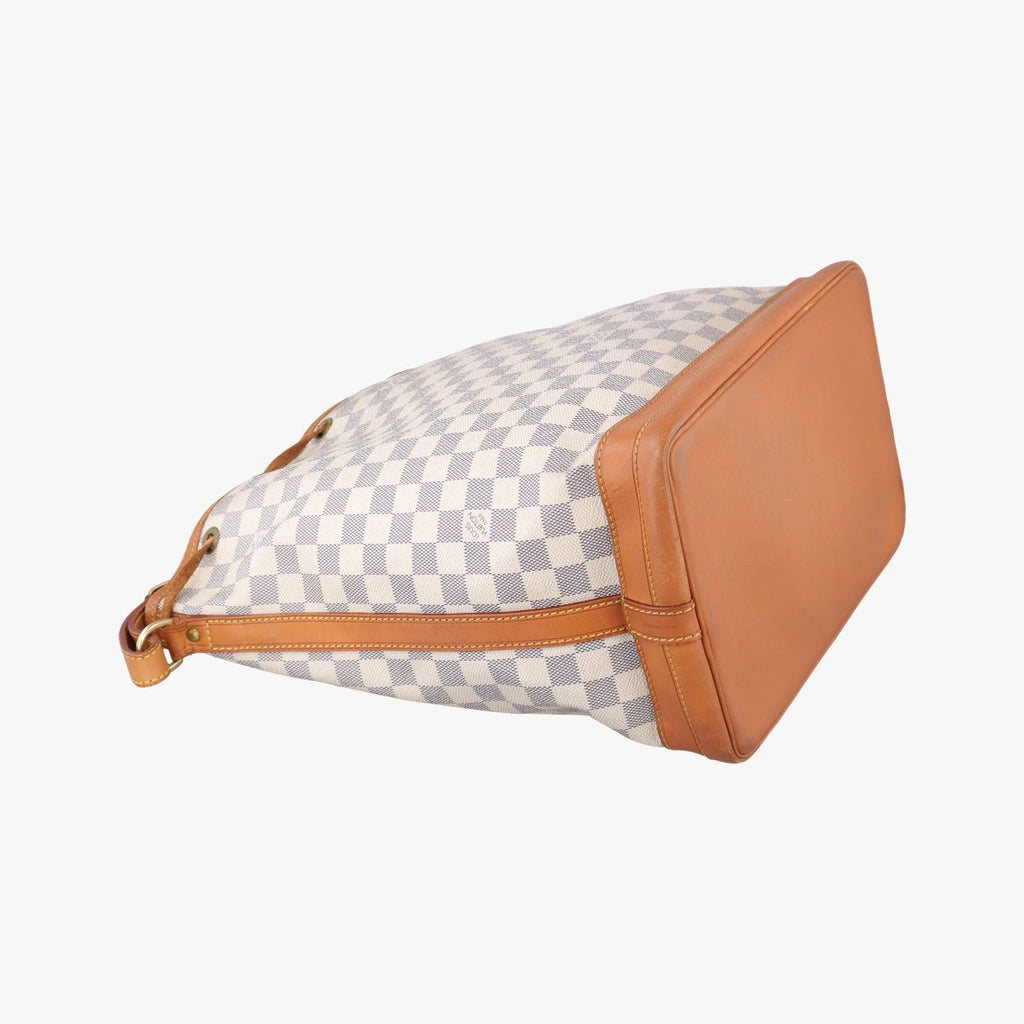 Louis Vuitton Noe Azur Damier Canvas Bucket Bag — view 7