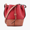 Loewe Balloon Red Brown Leather