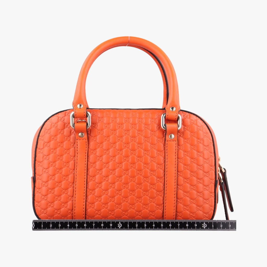 Gucci Micro Guccissima Orange Leather — view 2