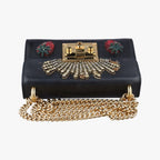 Gucci Padlock Black Red Gold Leather — view 8